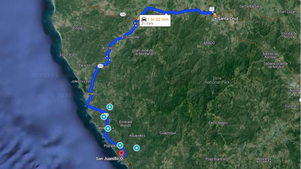 San Juanillo <> Santa Cruz Taxi Service