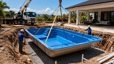 Instalación de Piscinas Prefabricadas y Fibra de Vidrio en San Juanillo